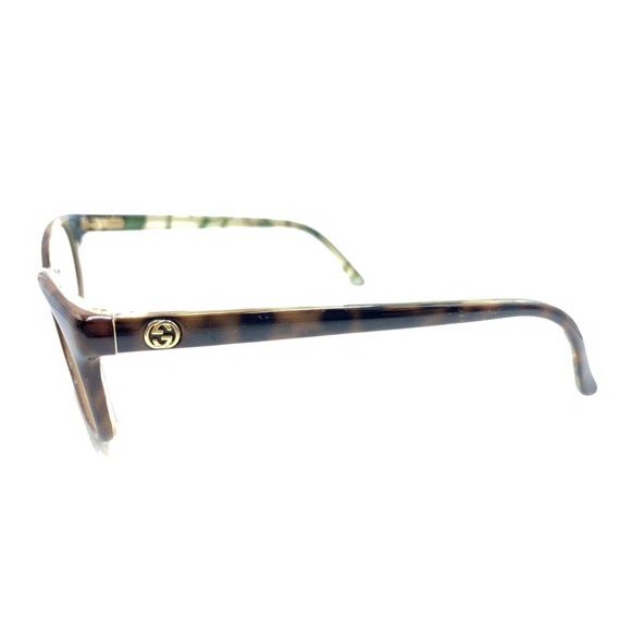 Gucci Tortoise Brown Cat Eye Eyeglasses Frames 54-15 140 Italy Designer Women - Picture 7 of 12